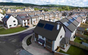Solar Panel installation on two story residential estate in Ballincollig, Co. Cork