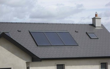 Solar Panel Installation on House Roof