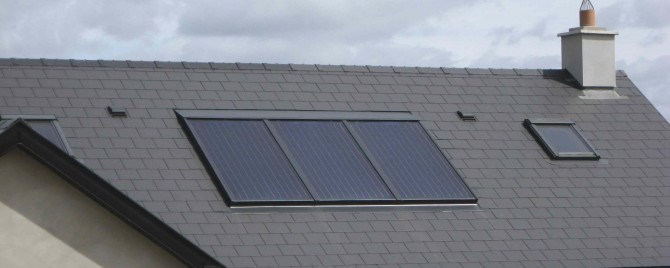 Solar Panel Installation on House Roof